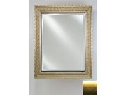 Afina Corporation SD2430RSATGD 24 in.x 30 in.Recessed Single Door Cabinet Brush Satin Gold