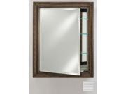 Afina Corporation SD2436RSOHFC 24 in.x 36 in.Recessed Single Door Cabinet Soho Fluted Chrome
