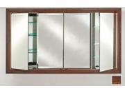 Afina Corporation FD6336RTRICO 63 in.x 36 in.Recessed Four Door Medicine Cabinet Tribeca Hammered Copper