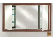 Afina Corporation FD6336RTUSGD 63 in.x 36 in.Recessed Four Door Medicine Cabinet Tuscany Gold