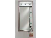 Afina Corporation SD LC1740RSIEBZ 17x40 Contemporary Integral Lighted Single Door Siena Antique Oiled Bronze