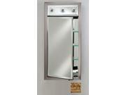 Afina Corporation SD LC1740RTUSGD 17x40 Contemporary Integral Lighted Single Door Tuscany Gold