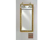Afina Corporation SD LT2440RSIEBZ 24 in.x 40 in.Traditional Integral Lighted Single Door Siena Antique Oiled Bronze
