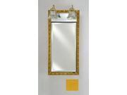 Afina Corporation SD LT2440RCOLYL 24 in.x 40 in.Traditional Integral Lighted Single Door Colorgrain Yellow