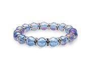 Alexander Kalifano BLUE BGG LSH Blue Tag Gorgeous Glass Bracelets Light Sapphire