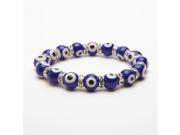 Alexander Kalifano BLUE BEE 33 Evil Eye Gorgeous Glass Bracelets Cobalt