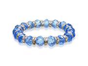 Alexander Kalifano BLUE BGG 22 Gorgeous Glass Bracelets Sapphire