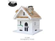 Home Bazaar CC 2041 Cottage Charmer Series Tranquility Feeder White Natural
