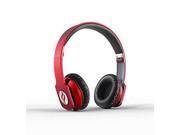 NoonTec ZORO HD RED True Sound Headphones with Inline Mic and Answer End Button Red Red