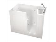 American Standard 2848.104.CRW 4 ft. Right Hand Drain Walk In Combo Tub with Quick Drain in White