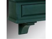 Mayne 4828G Nantucket Decorative Brackets 2 Pack Green