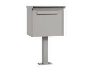 Salsbury 4277GRY Pedestal Drop Box In Jumbo Gray