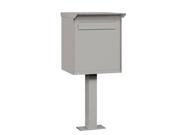 Salsbury 4276GRY Large Pedestal Drop Box In Gray