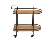 Woodland Import 56145 Tea Cart with Versatile and Functional Design