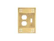 Brass Accents M05 S5640 609 Double Combo 1 Switch 1 Outlet Antique Brass