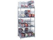 R B Wire CRS4243672 Metal Frame Can Storage and Dispensing Rack System 4 Tiers