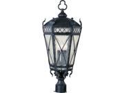 Maxim Lighting 30451CDAT Canterbury 3 Light Outdoor Pole Post Lantern Artesian Bronze