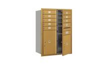 Salsbury 3711D 09GFP 4C Horizontal Mailbox Includes Master Commercial Lock 11 Door Hi
