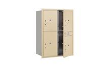 Salsbury 3711D 4PSFP 4C Horizontal Mailbox Includes Master Commercial Locks 11 Door H