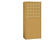 Salsbury 19955GLD Free Standing Enclosure For 19055 25 And 19058 25 Recessed Mounted Cell Phone Lockers Gold