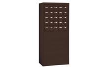 Salsbury 19955BRZ Free Standing Enclosure For 19055 25 And 19058 25 Recessed Mounted Cell Phone Lockers Bronze