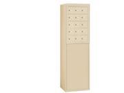 Salsbury 19953SAN Free Standing Enclosure For 19055 15 And 19058 15 Recessed Mounted Cell Phone Lockers Sandstone