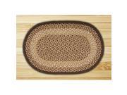 Capitol Earth Rugs 13 017 Chocolate Natural Jute Braided Rug