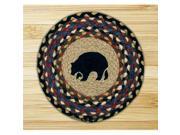 Capitol Importing 80 043BB Black Bear 10 in. x 10 in. Hand Printed Round Swatch