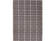 Jaipur Urban Bungalow Melina RUG104207 2 in. W x 3 in. L Flat Weave Geometric Pattern Wool Handmade Rug in Antique White