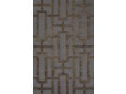 Jaipur Rugs RUG111625 Hand Tufted Geometric Pattern Wool Art Silk Blue Brown Rug CT26