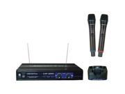 VocoPro UHF3205 UHF Dual Dual Channel UHF Rechargeable Wireless Microphone System