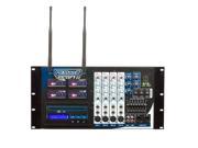 VOCOPRO PAMANII4 300 Watt Powered Mixer with Four Channel Wireless All In One P.A. System