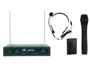 Pyle P Microphone Wireless 2 Ch VHF PDWM2700