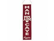 Texas A M Aggies Official Wool Man Cave Fan Banner by Winning Streak