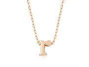 J Goodin P11409A V00 R Rose Gold Initial R Pendant