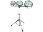 GP Percussion RT68 6 8 10 in. Tunable Toms with Stand