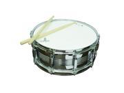 GP Percussion SDC201 10 Lug Chrome Snare Drum