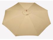 Summer 93247 Wood Market Umbrella Beige