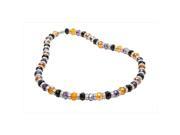 Alexander Kalifano WHITE NGG 05 White Tag Gorgeous Glass Necklaces Multi Colored