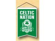 Boston Celtics Official Wool Team Nation Fan Banner by Winning Streak