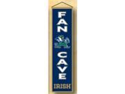 Notre Dame Fighting Irish Official Wool Man Cave Fan Banner by Winning Streak