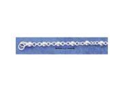 Sterling Silver 10 Inch Ball and Chain Anklet