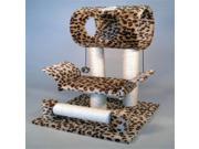 Go Pet Club F12 28 in. Leopard Cat Tree Condo Furniture