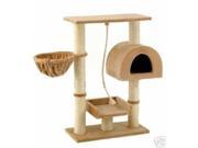 Go Pet Club F16 36 in. Beige Cat Tree Condo Furniture