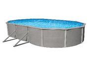 Blue Wave NB2516 Belize 18 x33 Oval 48 Steel Pool with 6 Top Rail