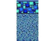Blue Wave NL916825 28 Round Indigo Tile Unibd 52 Heavy Gauge Liner