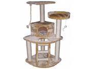 Go Pet Club F08 48 in. Beige Cat Tree Condo Furniture