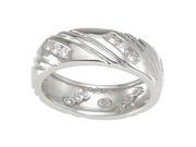 Plutus kkrm6736f 925 Sterling Silver Mens Wedding Band Size 11