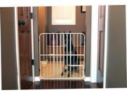 Carlson 0632DS Extra Tall Expandable Metal Pet Gate Beige