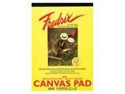 Fredrix T3502 16 in. x 20 in. White Canvas Pad 10 Sheets